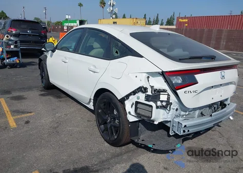 2025 Honda Civic Hybrid Sport z USA, uszkodzony, nr VIN JHMFL4H8XSX001152